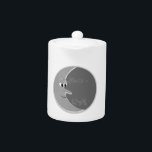 Luna Theepot<br><div class="desc">Slaapvolle maan. Cute cartoon. Oorspronkelijk ontwerp...  luna,  maan, </div>