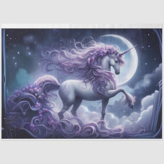 luna unicorn tissuepapier (Voorkant)