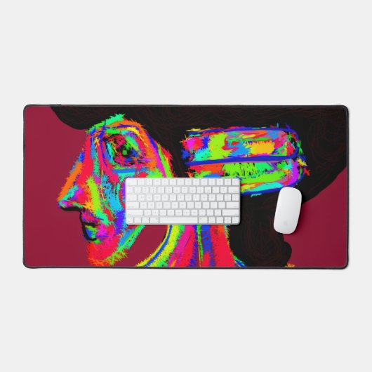 Luna Wolfwoman  Bureaumat (Keyboard & Muis)