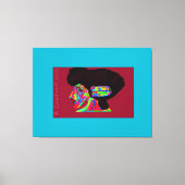 Luna Wolfwoman  Canvas Afdruk (Voorkant)