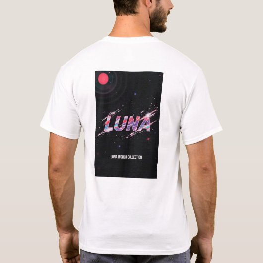 LUNA WORLD T-SHIRT (Achterkant)