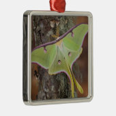 Luna Zijdevlinder Metalen Ornament (Rechts)