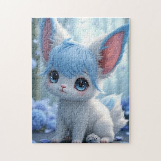 Lunabu in the Blue Blossom Forest Jigsaw Puzzle Legpuzzel (Verticaal)
