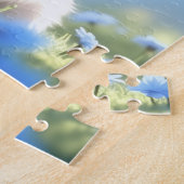 Lunabu in the Blue Meadow Jigsaw Puzzle Legpuzzel (Zijkant)