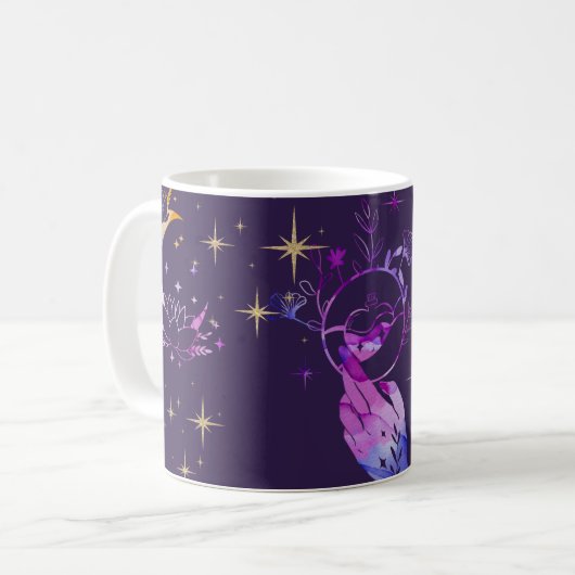 LunaGlow Magic Mok – Machtiging Moon Quote Cup (Voorkant links)