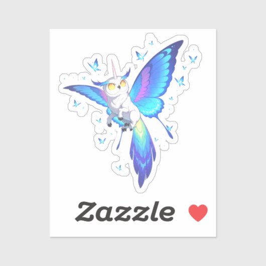Lunalith, la Mariposa de los Astros Sticker (Vel)