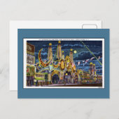  lunapark surf avenue Coney Island Briefkaart (Voorkant / Achterkant)