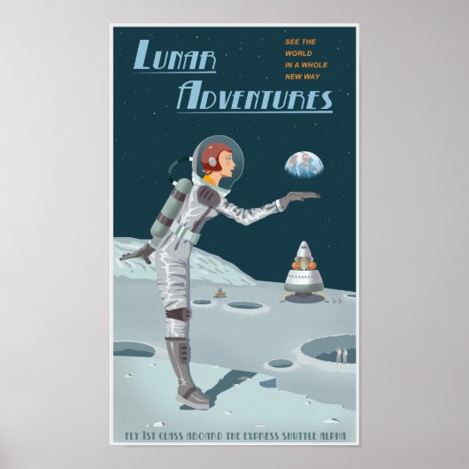 Lunar Adventures Poster (Voorkant)