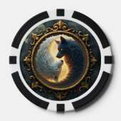 Lunar Balance – Where Shadows Embrace the Light.  Poker Chips (Voorkant)