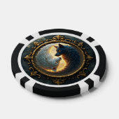 Lunar Balance – Where Shadows Embrace the Light.  Poker Chips (Enkel)