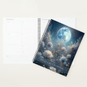 Lunar Bloom Planner – Mystiek Bloemen Maandagboek (Display)