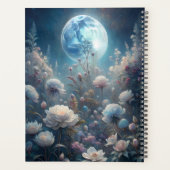 Lunar Bloom Planner – Mystiek Bloemen Maandagboek (Achterkant)