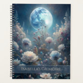 Lunar Bloom Planner – Mystiek Bloemen Maandagboek (Voorkant)