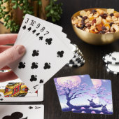 Lunar Bunny Night Pokerkaarten (Insitu)