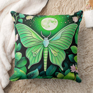 Lunar Butterfly Bloom Design Kussen