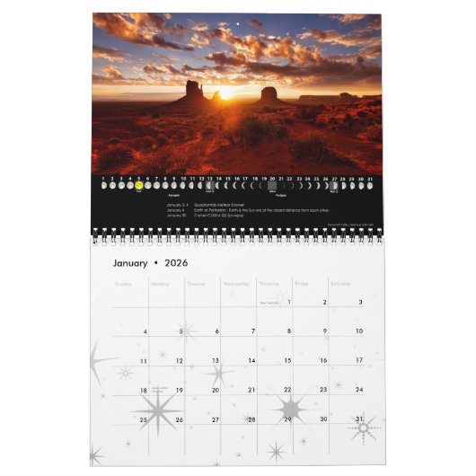 Lunar Calendar 2015 Astronomy Wall Calendar A Kalender (Jan 2026)