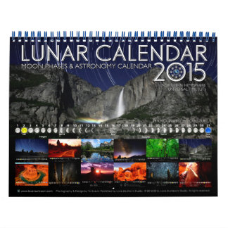 Lunar Calendar 2015 Astronomy Wall Calendar B Kalender