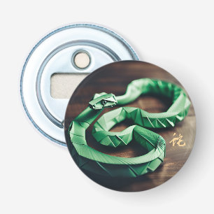 Lunar Chinees Nieuwjaar Slang Verjaardag BBO1 Button Flesopener
