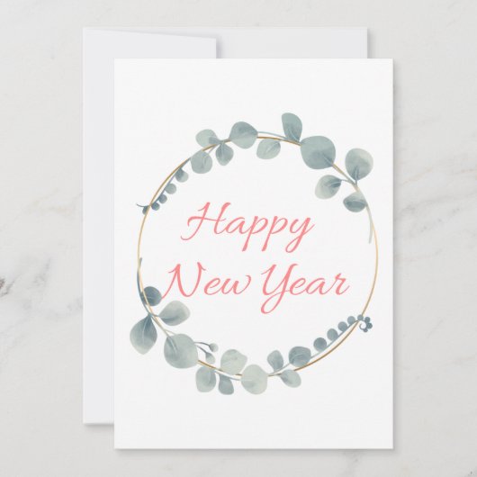 Lunar Chinese nieuwjaarskaart Feestdagenkaart (Voorkant)