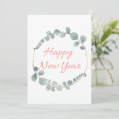 Lunar Chinese nieuwjaarskaart Feestdagenkaart (Staand voorkant)