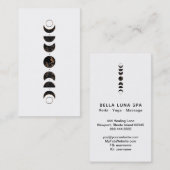 *~* Lunar Cosmic - Moon Phases - Universe Shaman Visitekaartje (Voorkant / Achterkant)