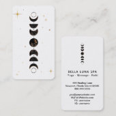 *~* Lunar Cosmic Moon Phases . Universe Shaman Visitekaartje (Voorkant / Achterkant)