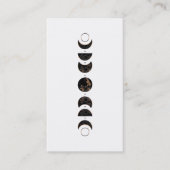 ** Lunar Cosmic Moon Phases Universe Shaman Visitekaartje (Voorkant)