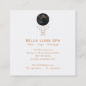 *~* Lunar Cosmic Moon Shaman Universe Vierkante Visitekaartje (Achterkant)