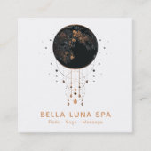 *~* Lunar Cosmic Moon Shaman Universe Vierkante Visitekaartje (Voorkant)