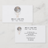 *~* Lunar Cosmic Moon Universe Shaman Visitekaartje (Voorkant / Achterkant)