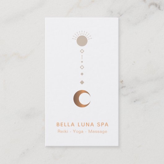 *~* Lunar Cosmic Universe Shaman Moon Totem Visitekaartje (Voorkant)