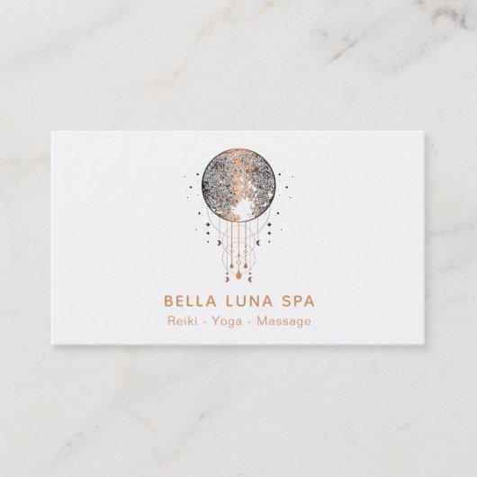 *~* Lunar Cosmos Moon Universe Shaman Visitekaartje (Voorkant)