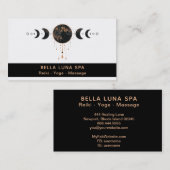 *~* Lunar Cosmos Shaman Moon Phases Universe Visitekaartje (Voorkant / Achterkant)