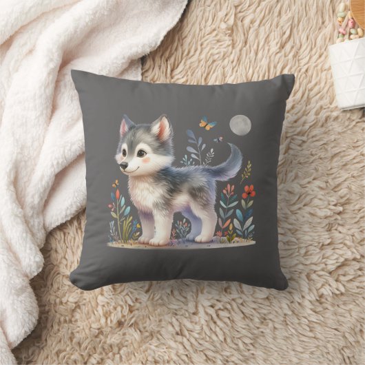 Lunar Cub - Baby Wolf Pillow Kussen (Deken)