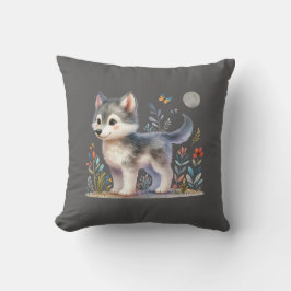 Lunar Cub - Baby Wolf Pillow Kussen