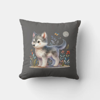 Lunar Cub - Baby Wolf Pillow Kussen