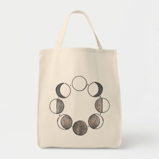 Lunar Cycle Canvas tas