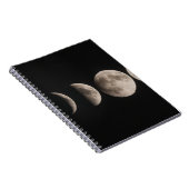 Lunar Cycle Minimalist Moon Notitieboek (Rechterzijde)