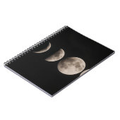 Lunar Cycle Minimalist Moon Notitieboek (Linkerzijde)