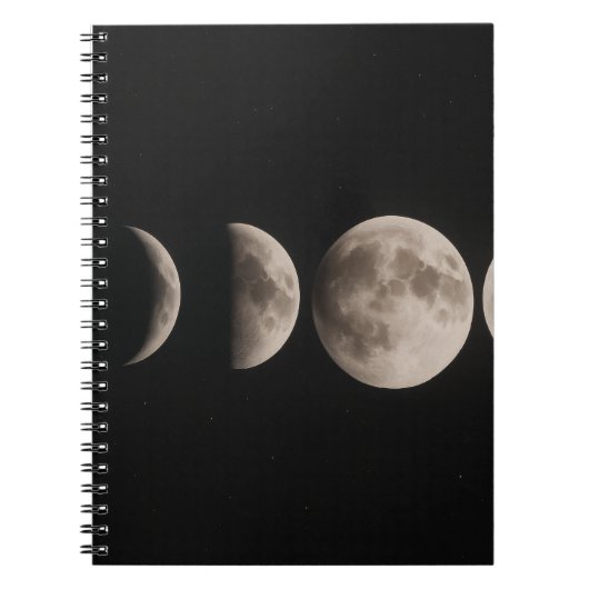 Lunar Cycle Minimalist Moon Notitieboek (Voorkant)