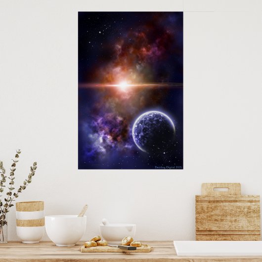 Lunar dag poster (Keuken)