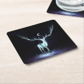 Lunar Deer Protector Kartonnen Onderzetters (Schuin)