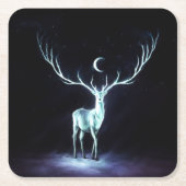 Lunar Deer Protector Kartonnen Onderzetters (Voorkant)