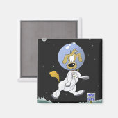 Lunar Dog Park Magneet (Voorkant / Achterkant)