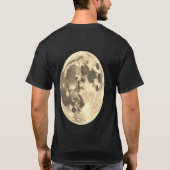 Lunar Dreams Mannen T-shirt Celestial Moon (Achterkant)
