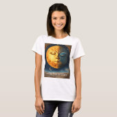 "Lunar Dreamscape" "Maanverlichte magie" "Hemelse  T-shirt (Voorkant volledig)