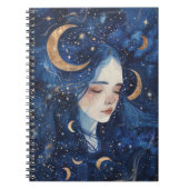 Lunar Dreamscape Spiral Journal Notitieboek (Voorkant)