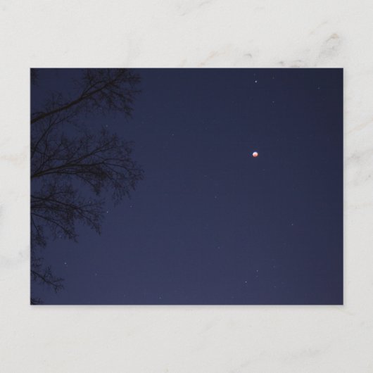 Lunar Eclipse 20-21 januari 2019, Ohio Briefkaart (Voorkant)