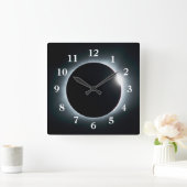 Lunar Eclipse Afbeeldingen Pics of Lunar Eclipse P Vierkante Klok (Huis)