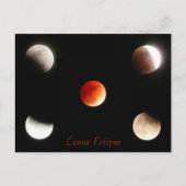 Lunar Eclipse Briefkaart (Voorkant)